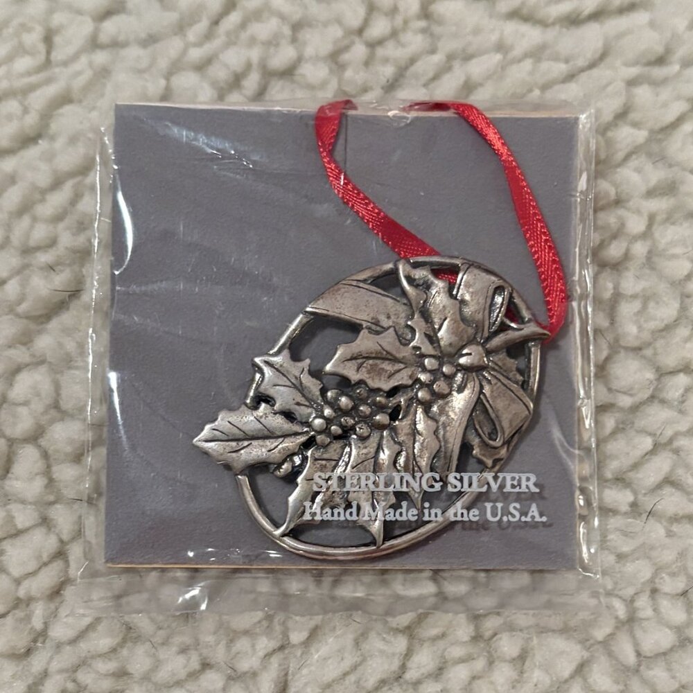 Hand & Hammer Sterling December Ornament